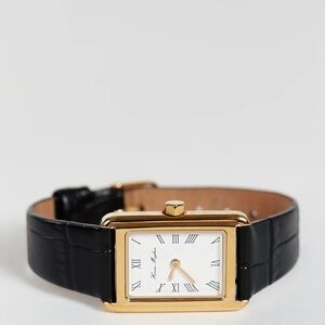 NEW HEAVEN MAYHEM ICON WATCH BLACK LEATHER